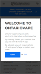 Mobile Screenshot of ontariovape.com